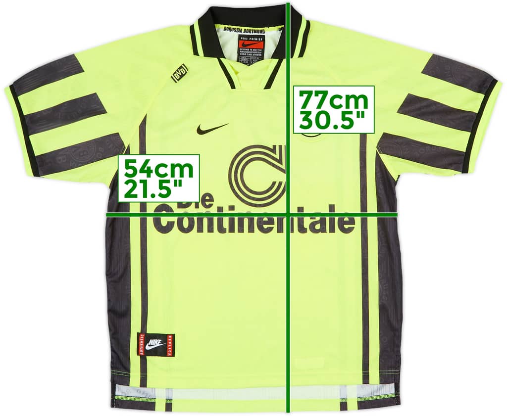 1996-97 Borussia Dortmund Home Shirt - 10/10 - (L)