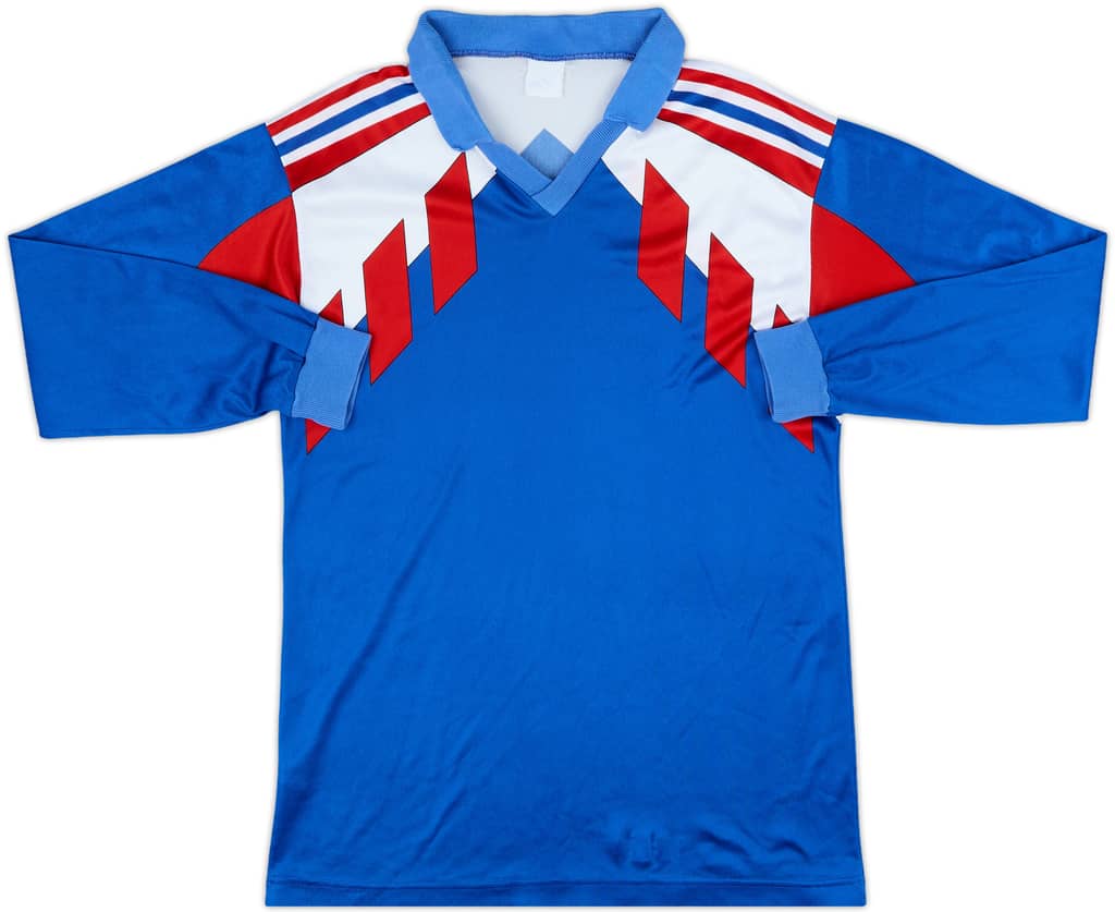 1990s adidas Template L/S Shirt (France) - 8/10 - (S)