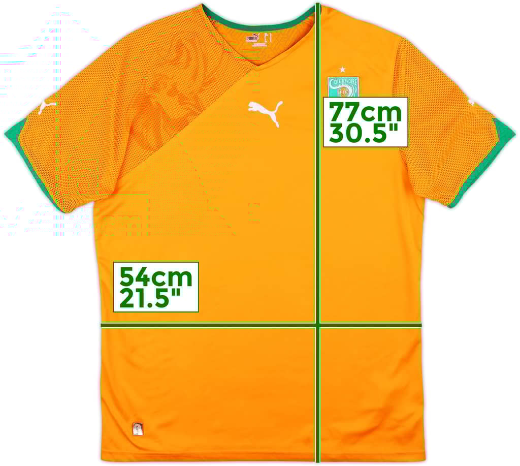 2010-11 Ivory Coast Home Shirt - 9/10 - (L)