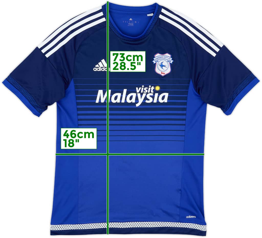 2015-16 Cardiff Home Shirt - 8/10 - (M)