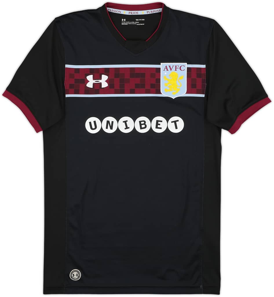 2017-18 Aston Villa Away Shirt - 9/10 - (S)