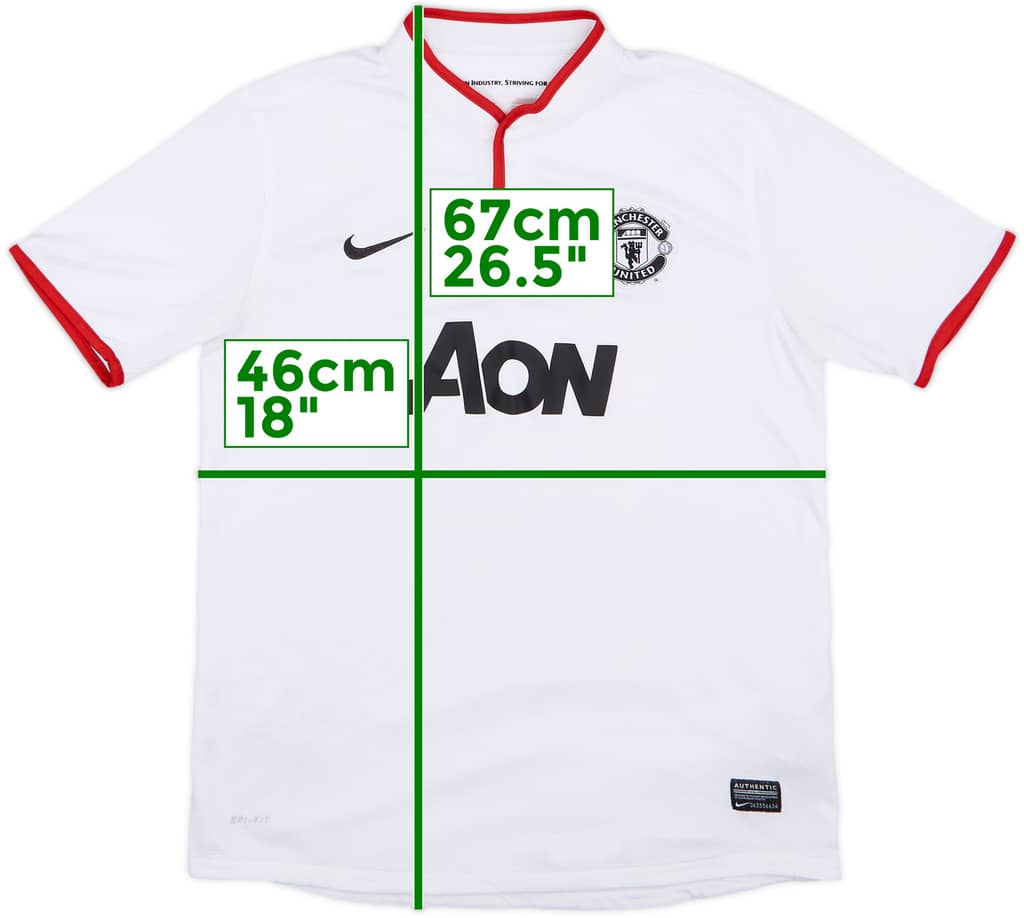 2012-14 Manchester United Away Shirt - 7/10 - (XL.Boys)