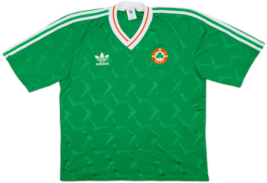1990-92 Ireland Home Shirt - 8/10 - (L)