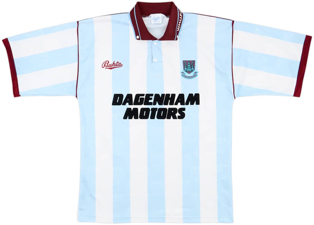 1992-93 West Ham Away Shirt - 10/10 - (M)