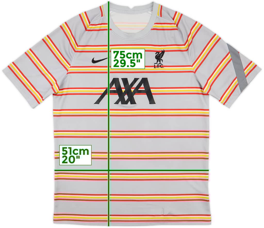 2021-22 Liverpool Nike Training Shirt - 7/10 - (L)