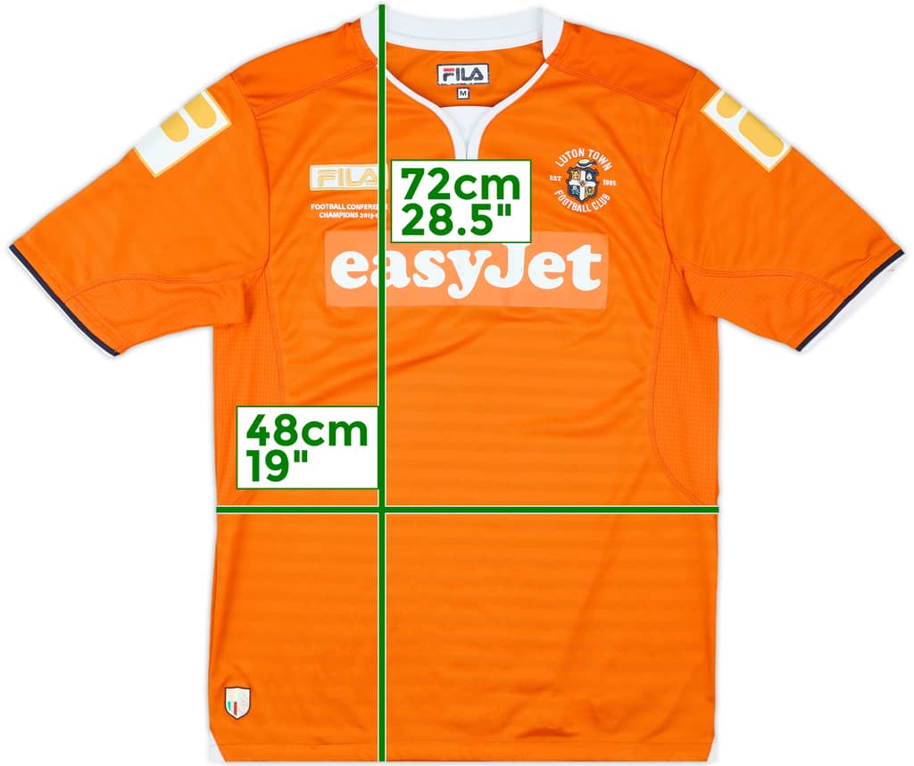 2014-15 Luton Town 'Conference Champions ' Home Shirt - 6/10 - (M)