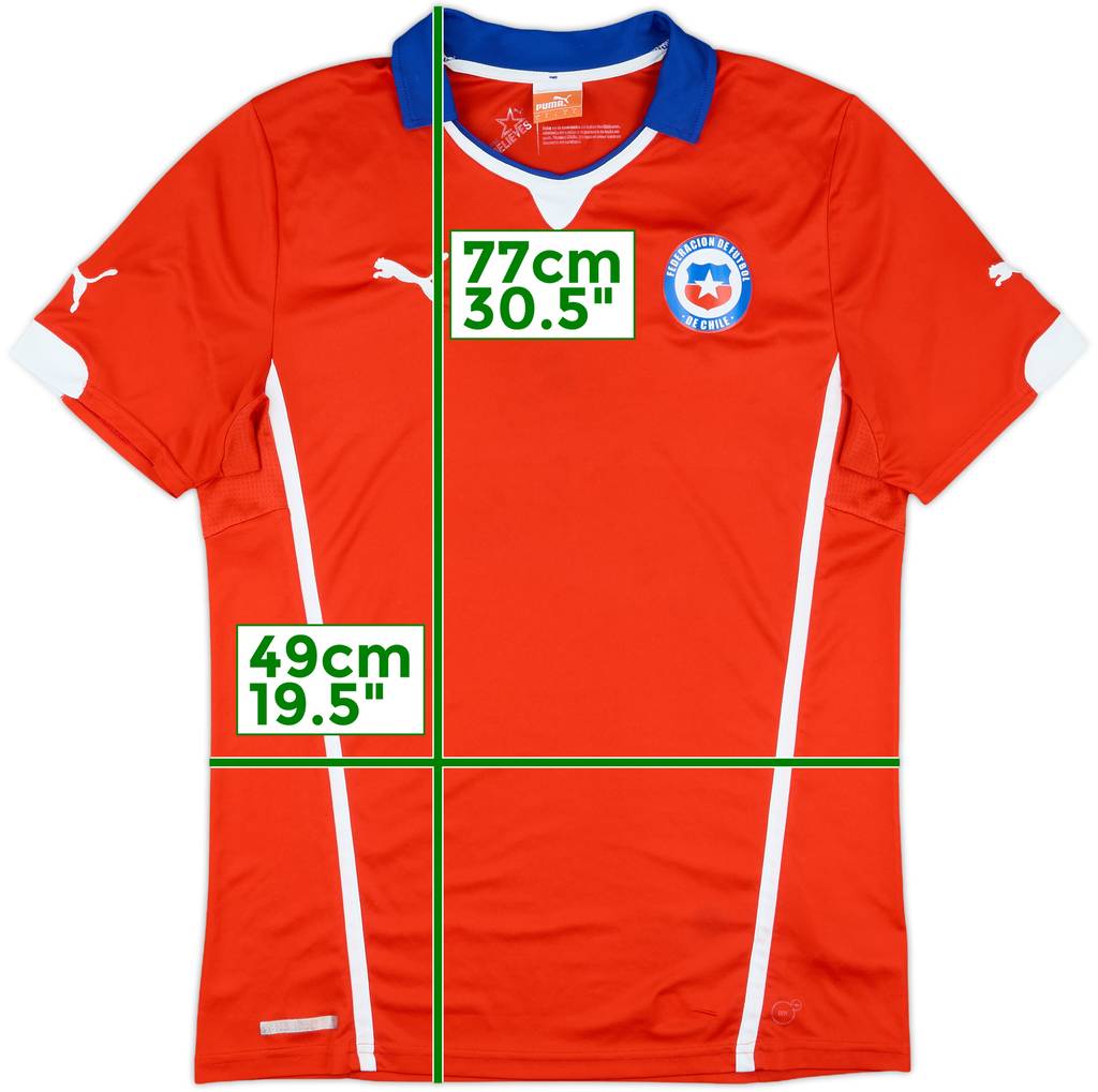 2014-15 Chile Home Shirt - 7/10 - (L)