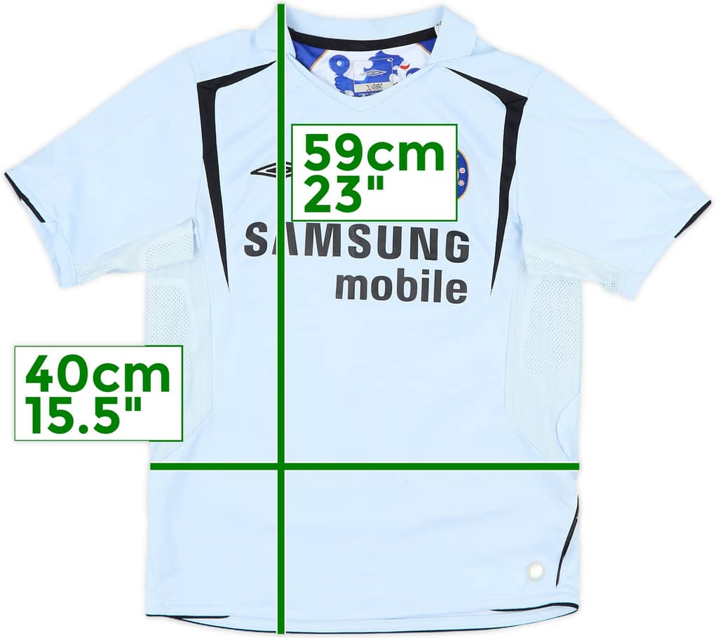 2005-06 Chelsea Away Shirt - 7/10 - (M.Boys)