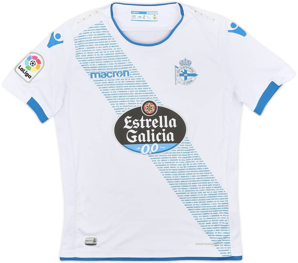 2018-19 Deportivo de La Coruna Third Shirt - 8/10 - (M.Boys)