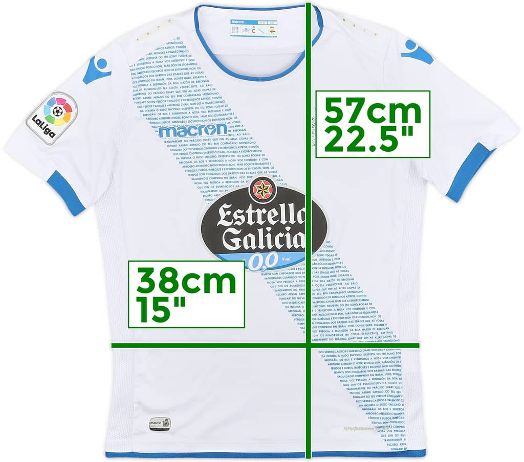 2018-19 Deportivo de La Coruna Third Shirt - 8/10 - (M.Boys)