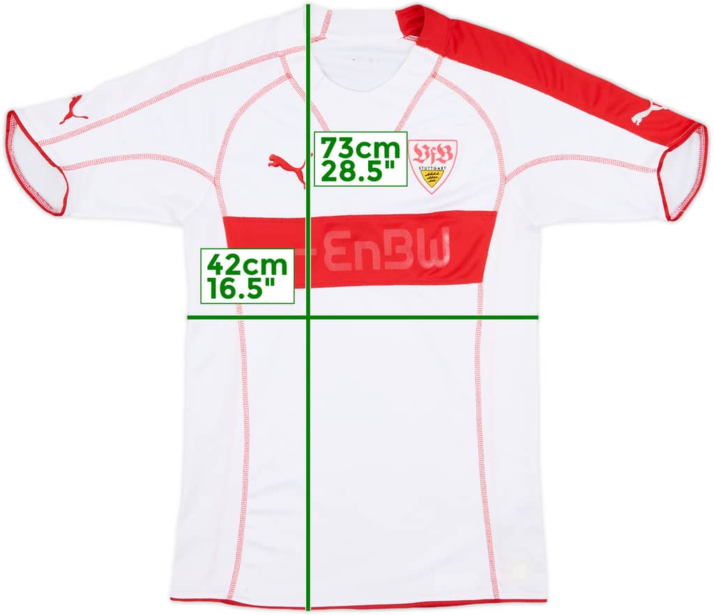 2005-06 Stuttgart Home Shirt - 4/10 - (S)
