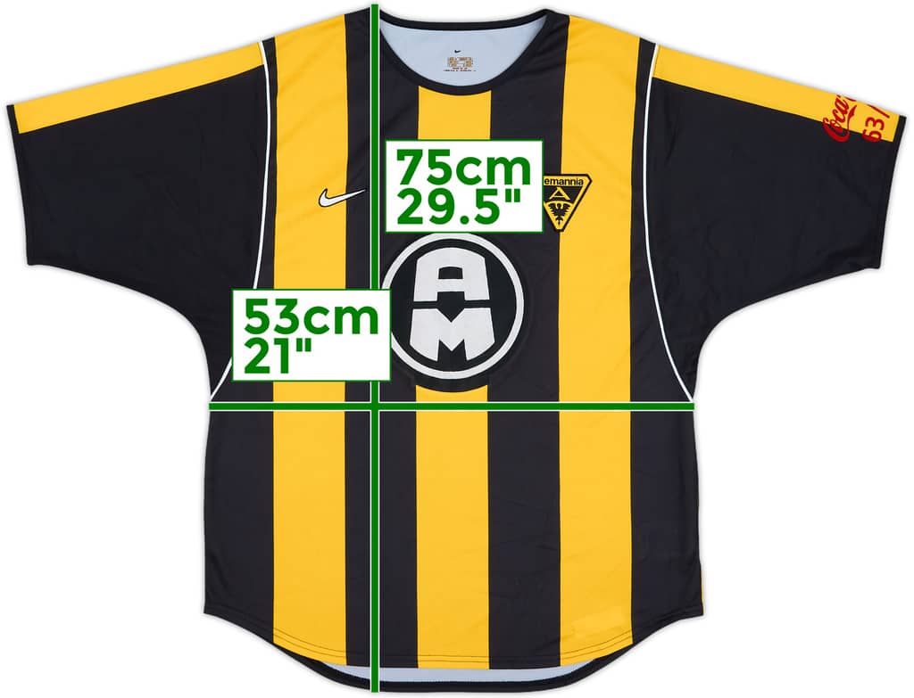 2001-02 Alemannia Aachen Home Shirt - 8/10 - (M)