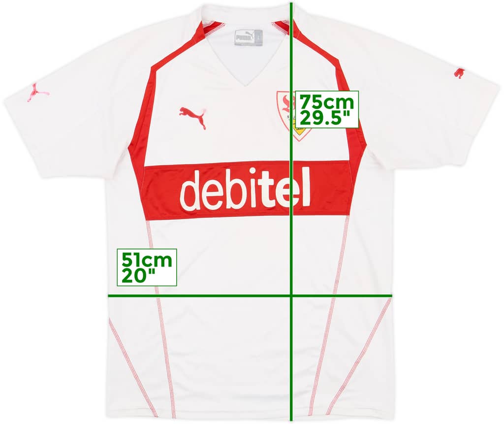 2004-05 Stuttgart Home Shirt - 5/10 - (L)