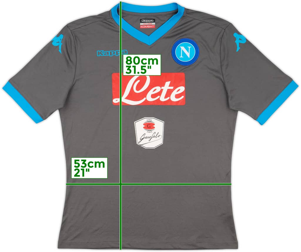 2015-16 Napoli Basic Away Shirt - 7/10 - (3XL)