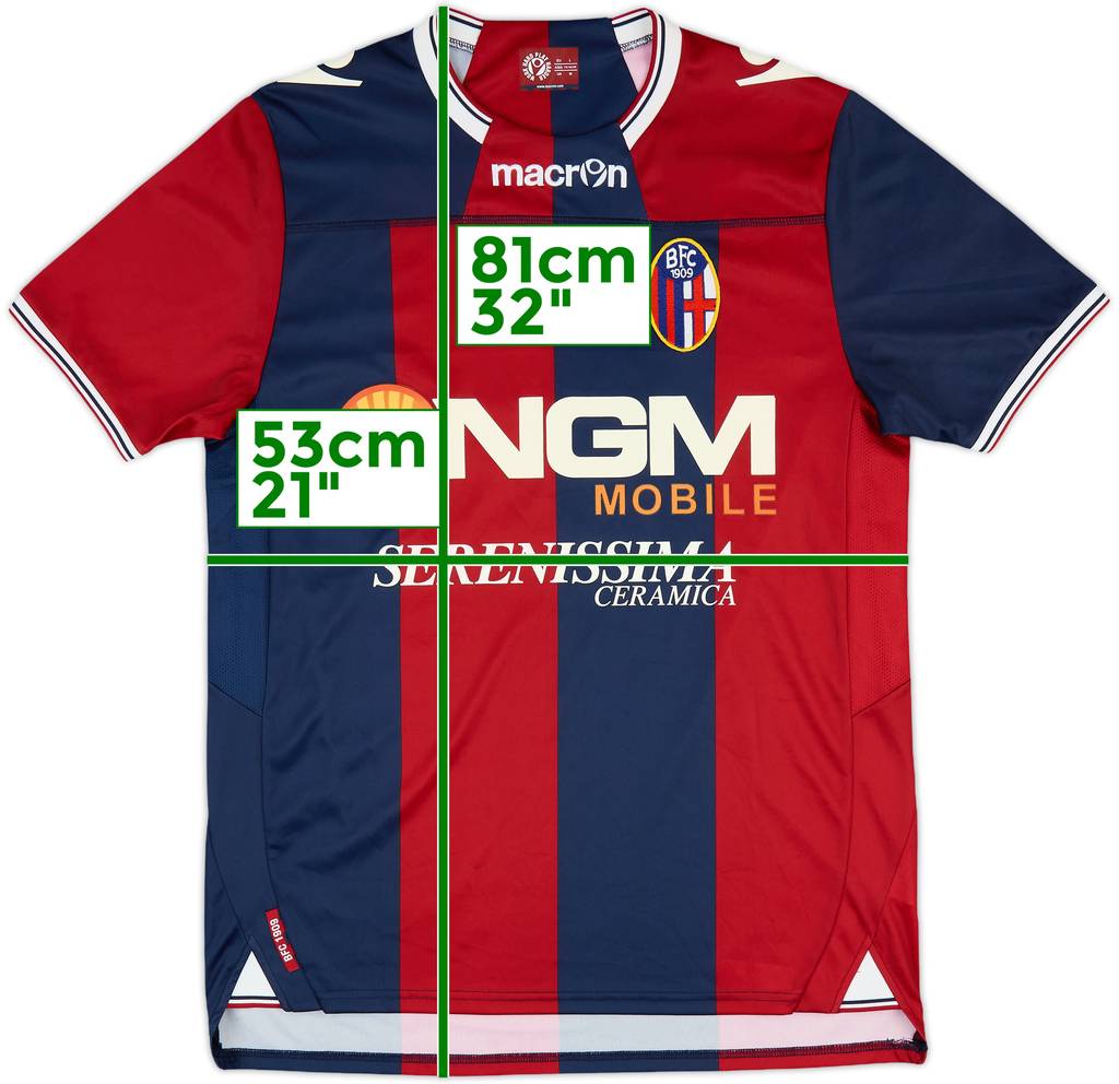 2012-13 Bologna Home Shirt - 10/10 - (M)