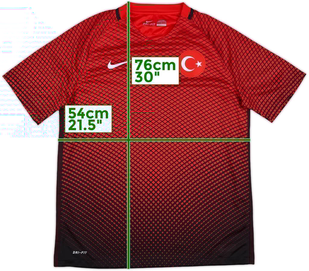 2016-17 Turkey Home Shirt - 10/10 - (L)