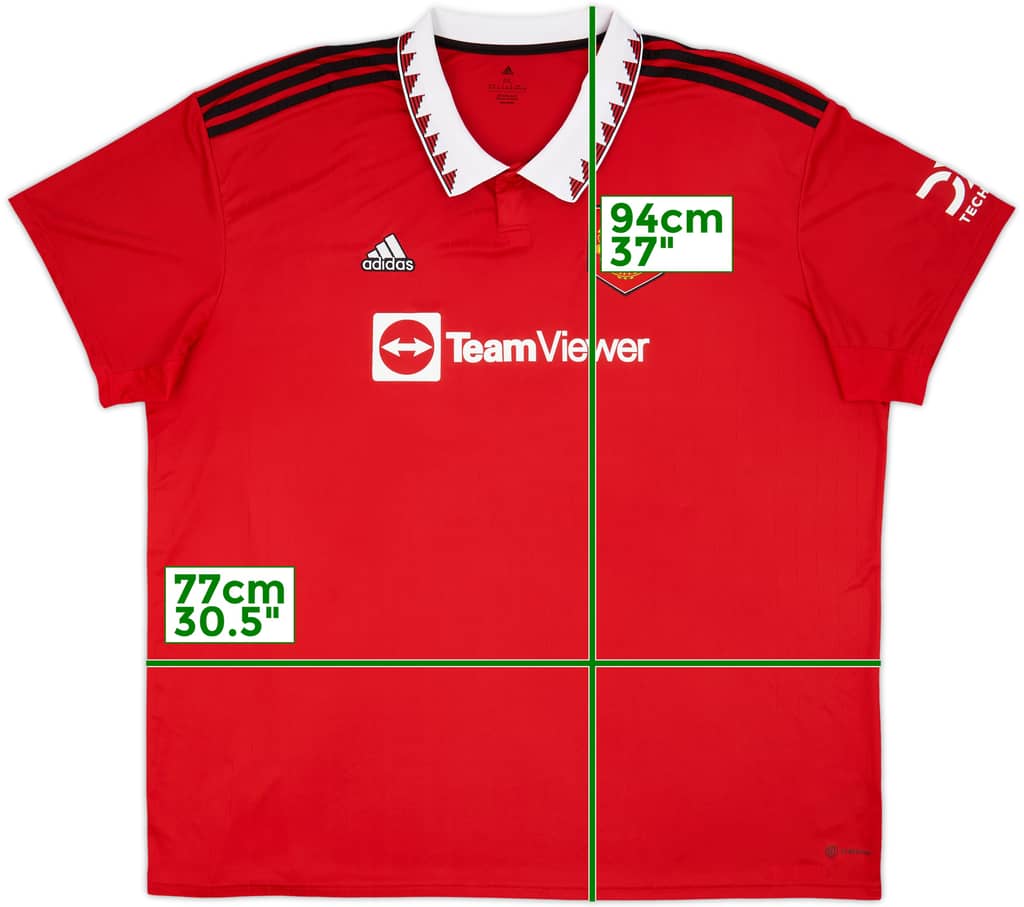2022-23 Manchester United Home Shirt - 9/10 - (4XL)