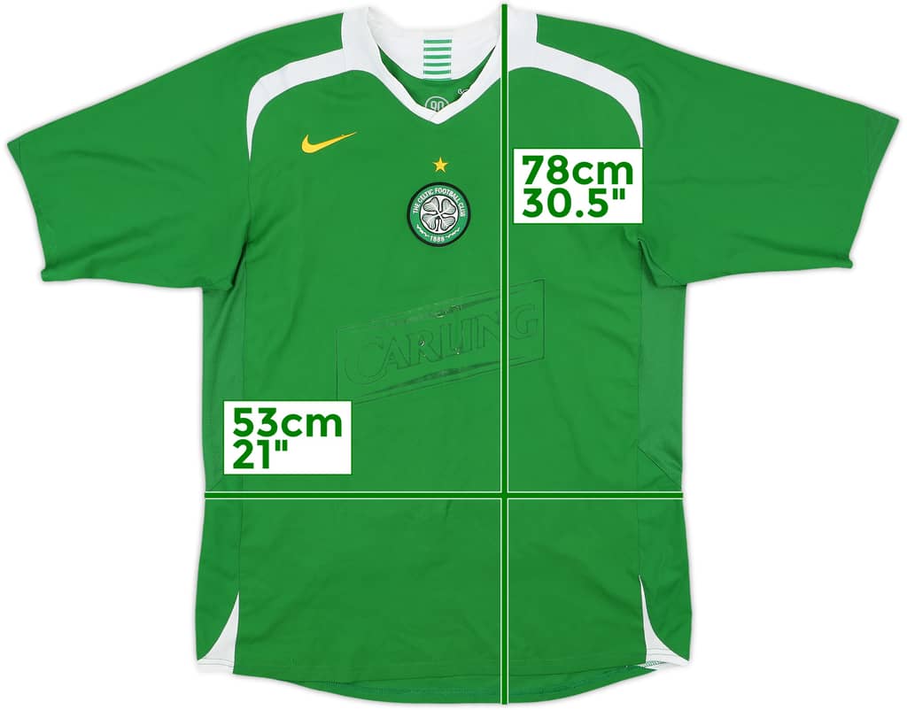 2005-06 Celtic Away Shirt - 4/10 - (M)