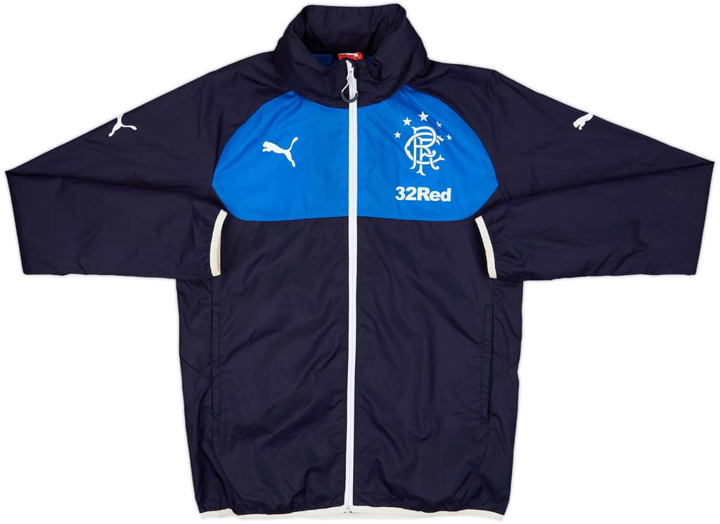 2015-16 Rangers Puma Hooded Rain Jacket - 7/10 - (M)
