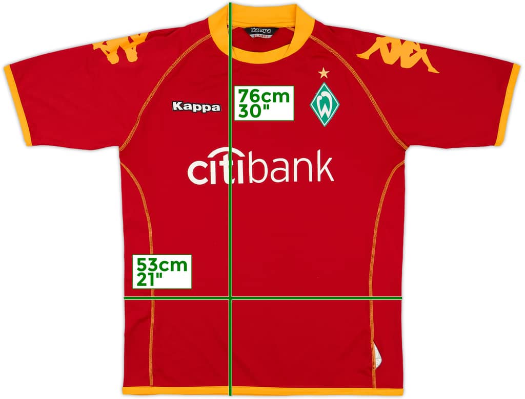 2007-08 Werder Bremen GK S/S Shirt - 8/10 - (XL)