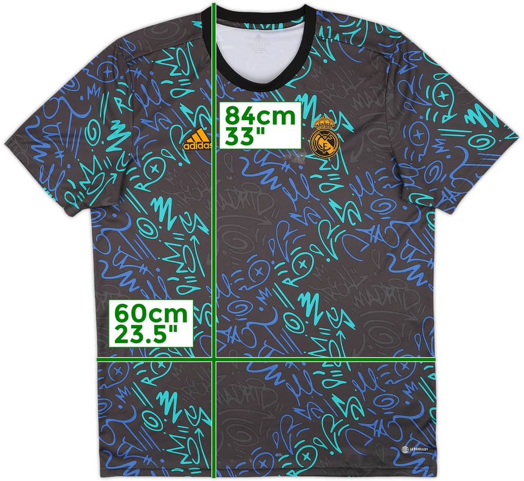 2021-22 Real Madrid adidas Training Shirt - 7/10 - (XL)