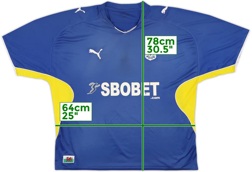 2009-10 Cardiff Home Shirt - 6/10 - (XXL)