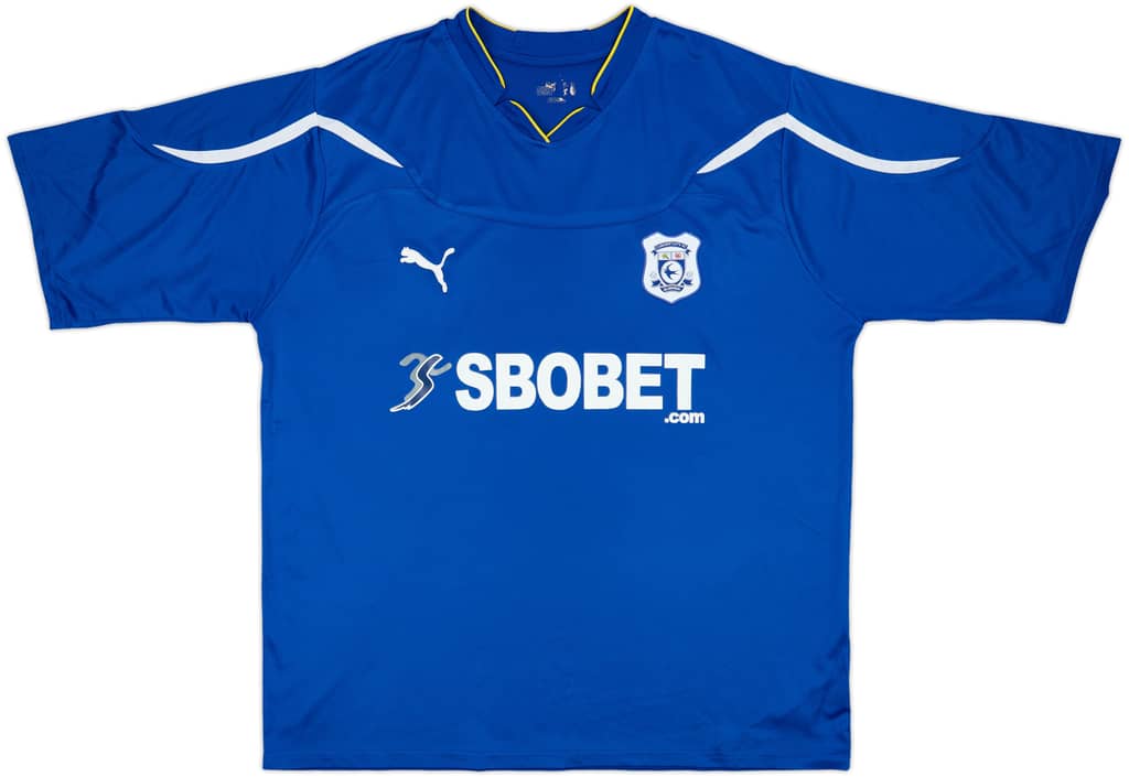 2010-11 Cardiff Home Shirt - 8/10 - (XXL)