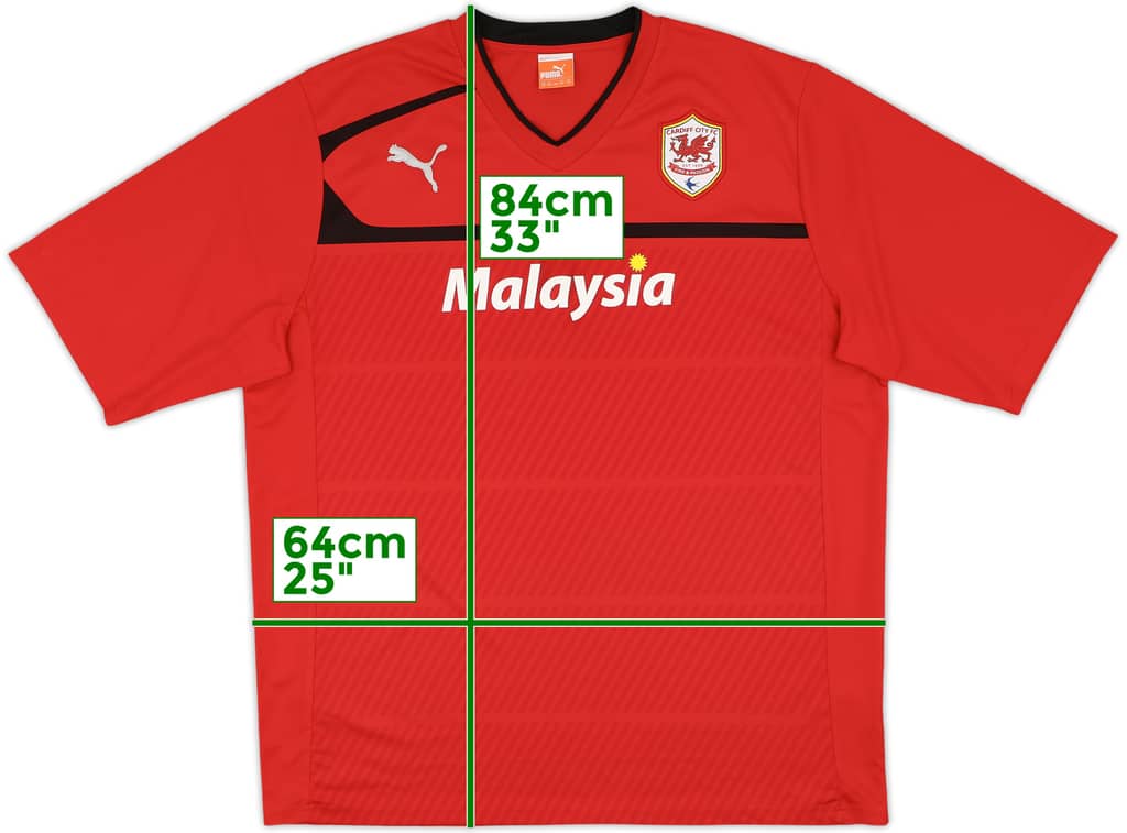 2012-13 Cardiff Home Shirt - 8/10 - (3XL)