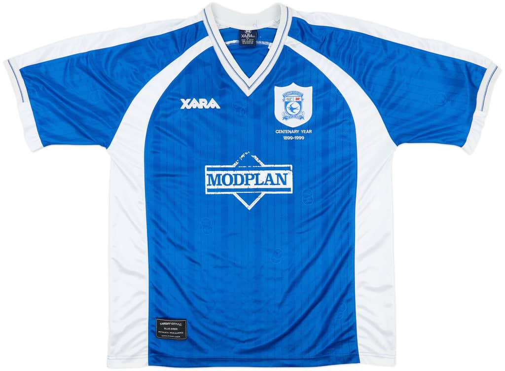 1999-01 Cardiff City Centenary Home Shirt - 5/10 - (XXL)