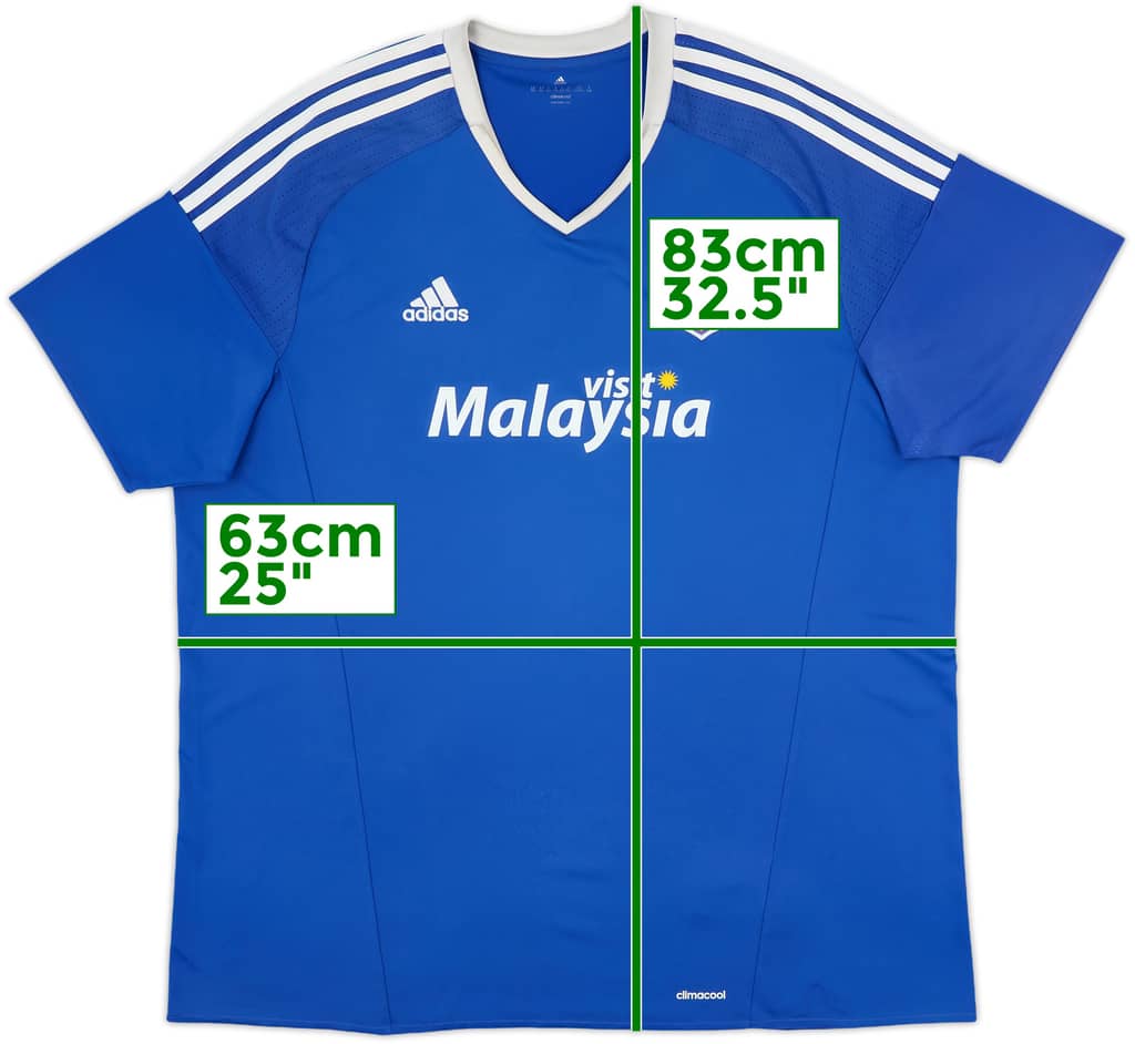 2016-17 Cardiff Home Shirt - 6/10 - (XXL)