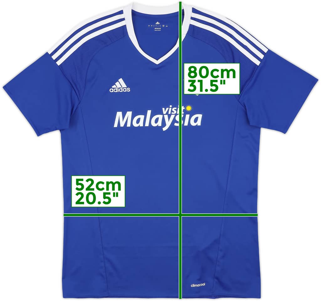 2016-17 Cardiff Home Shirt - 8/10 - (L)