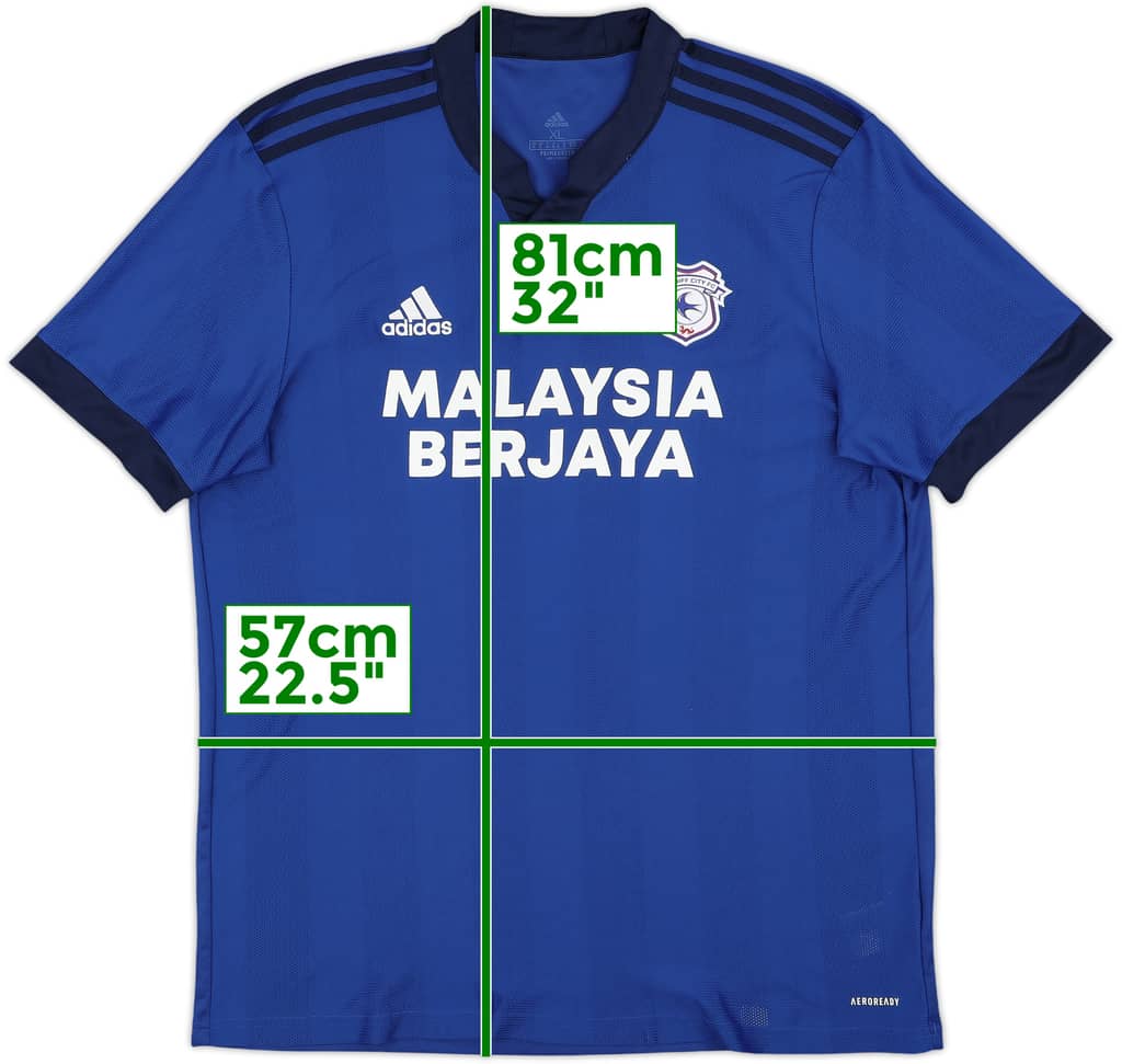 2021-22 Cardiff Home Shirt - 8/10 - (XL)