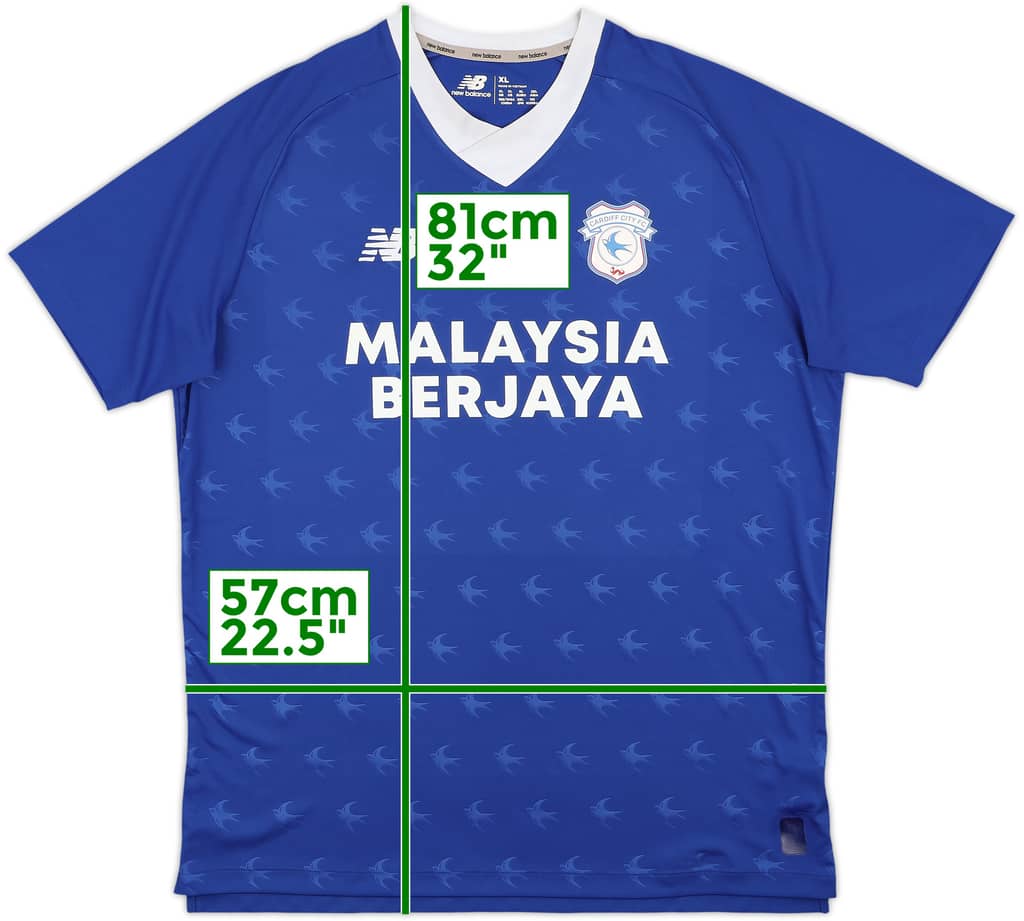 2022-23 Cardiff City Home Shirt - 7/10 - (XL)