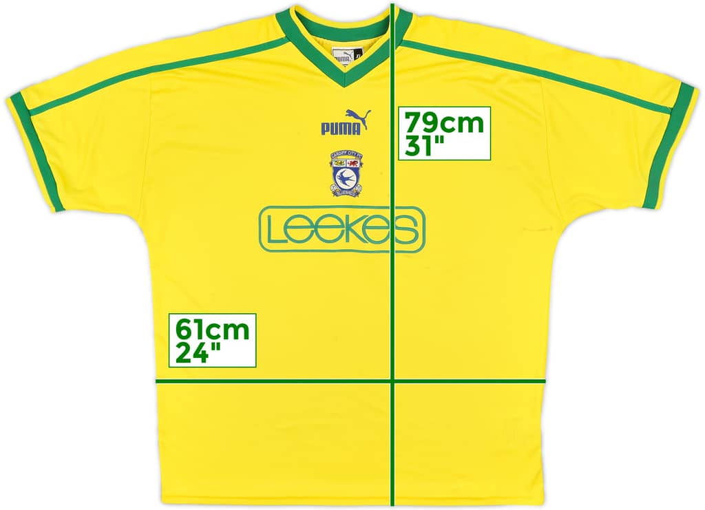 2002-03 Cardiff Away Shirt - 5/10 - (XL)