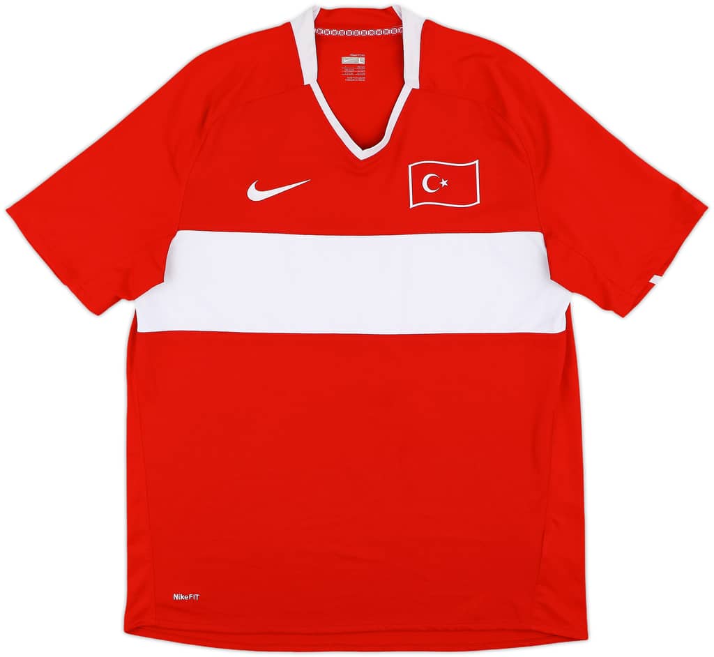 2008-10 Turkey Home Shirt - 9/10 - (L)