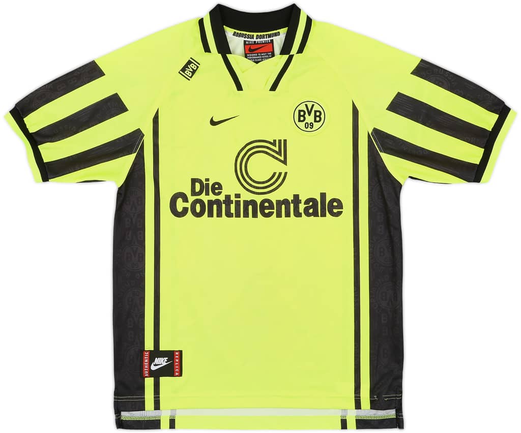 1996-97 Borussia Dortmund Home Shirt - 9/10 - (XL.Boys)