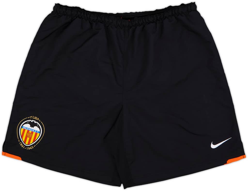 2007-08 Valencia Home Shorts - 9/10 - (L)