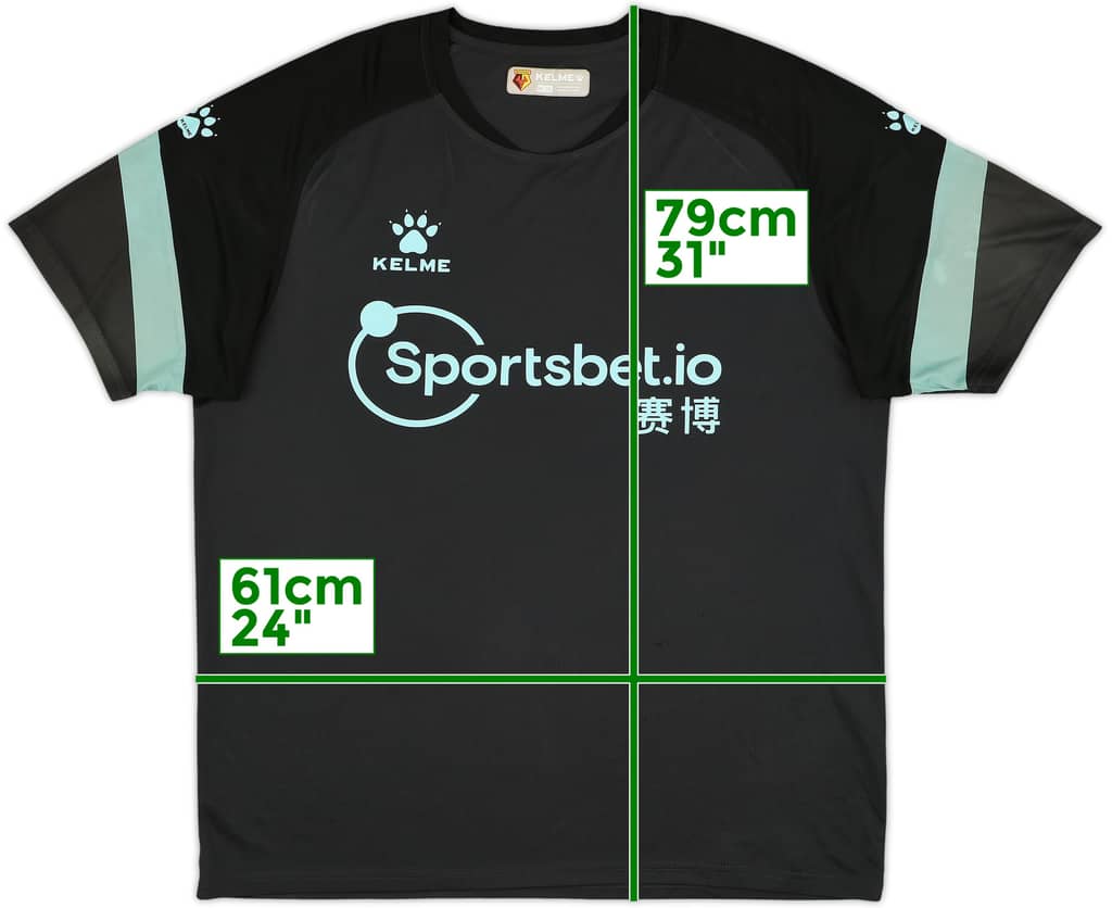 2023-24 Watford Kelme Training Shirt - 10/10 - (XXL)