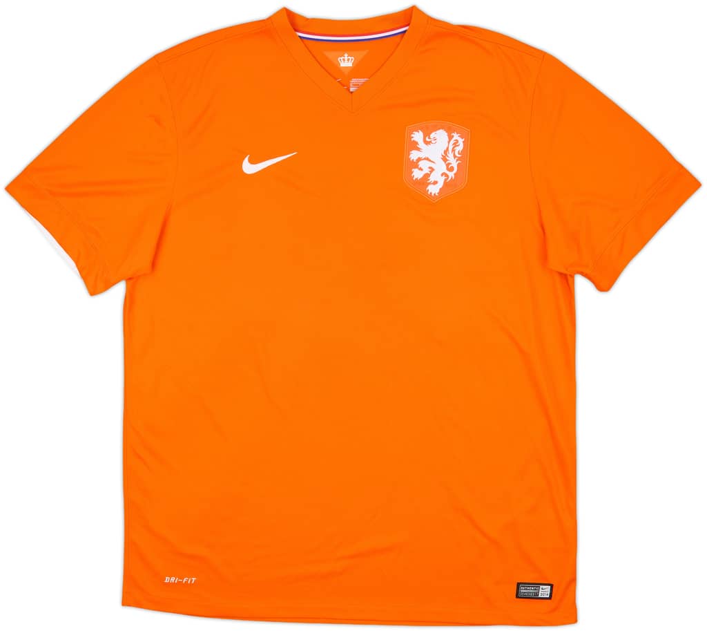 2014-15 Netherlands Home Shirt - 8/10 - (XL)