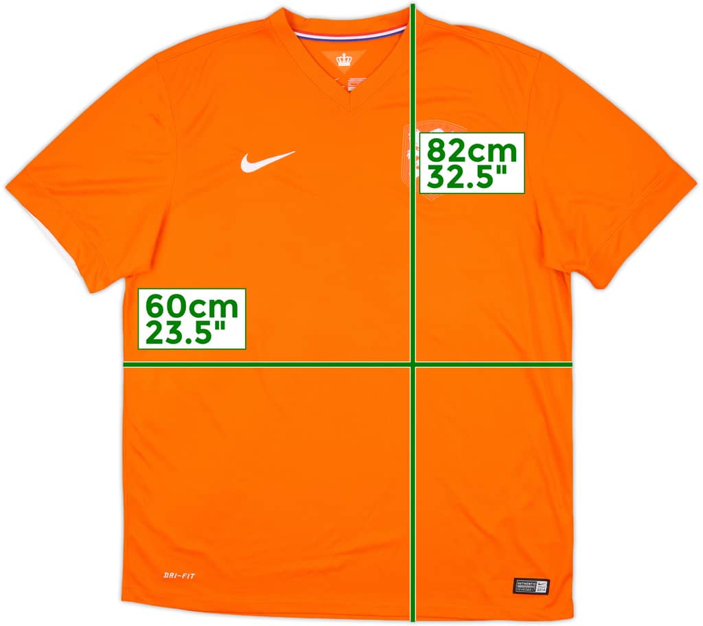2014-15 Netherlands Home Shirt - 8/10 - (XL)