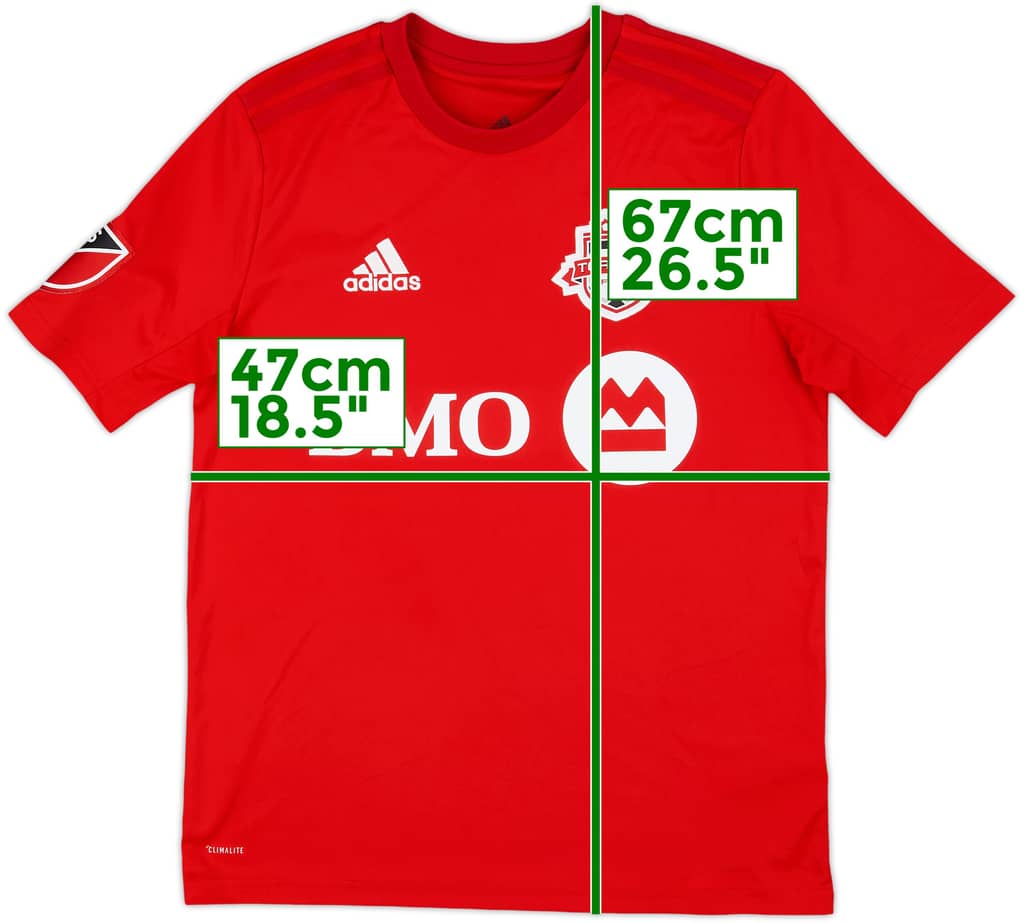 2019-20 Toronto FC Home Shirt - 8/10 - (L.Boys)