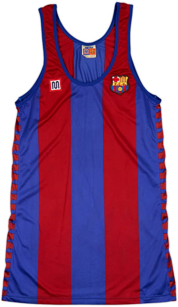 1984-89 Barcelona Meyba Basketball Jersey - 8/10 - (XL)