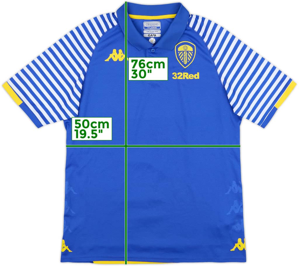 2019-20 Leeds United Kappa Polo Shirt - 9/10 - (L)