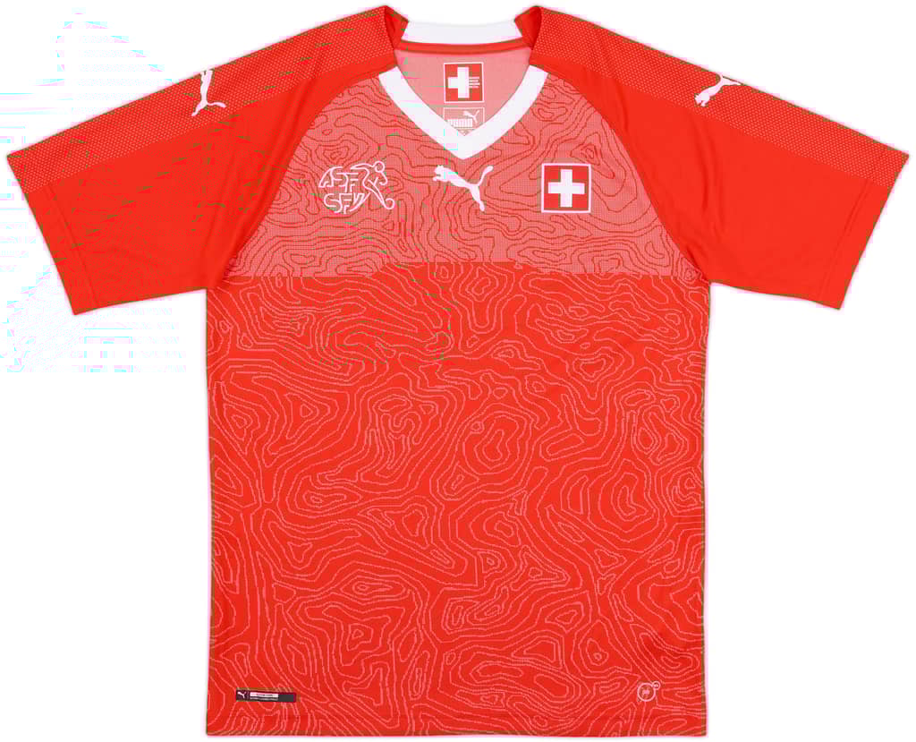 2018-20 Switzerland Home Shirt - 8/10 - (S)