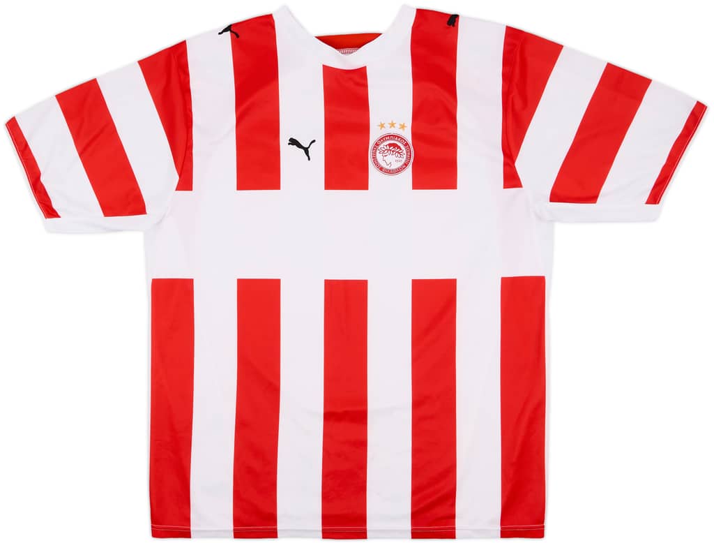 2006-07 Olympiakos Home Shirt - 7/10 - (XL)