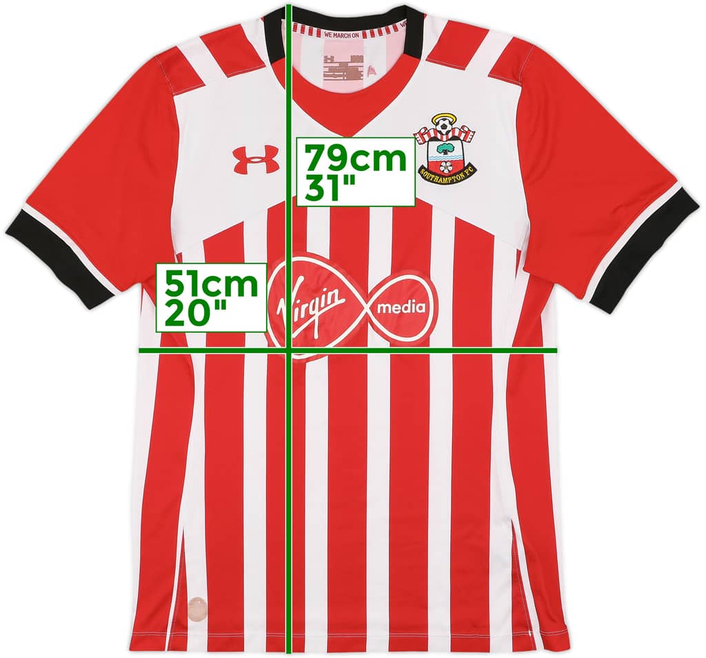 2016-17 Southampton Home Shirt - 5/10 - (M)