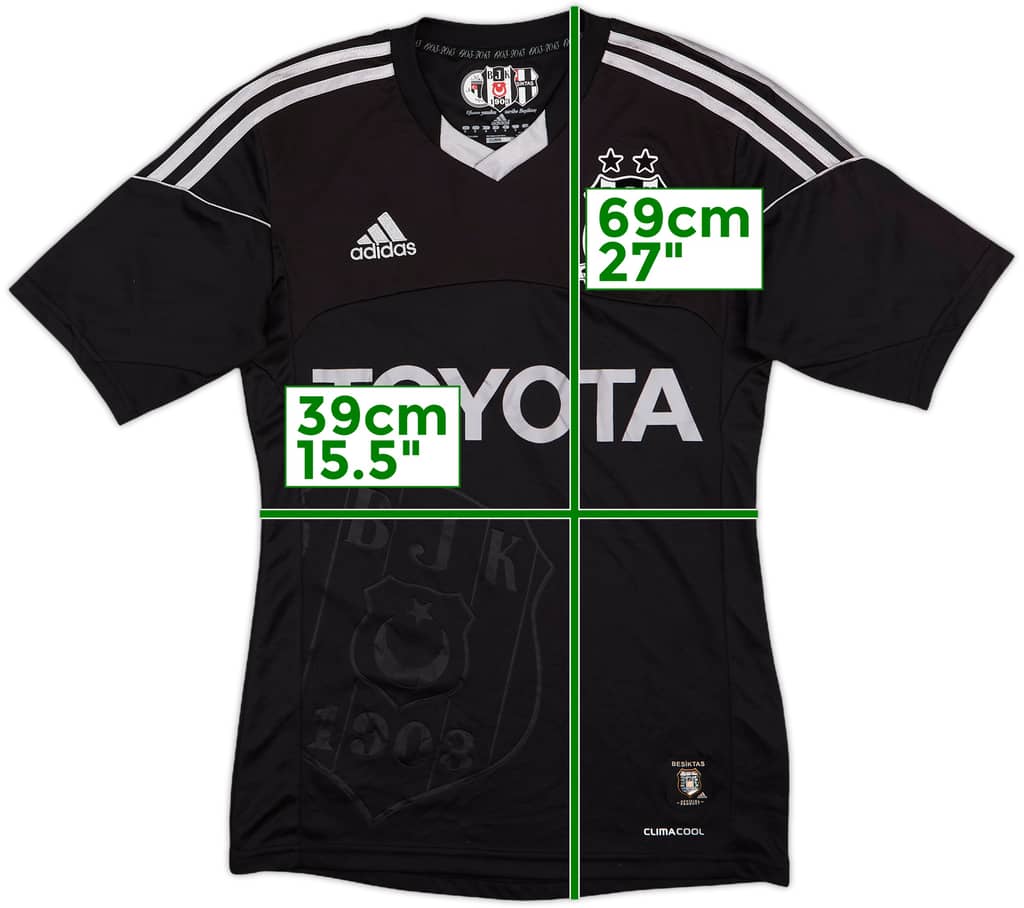 2013-14 Besiktas '110 yil' Away Shirt - 10/10 - (S)