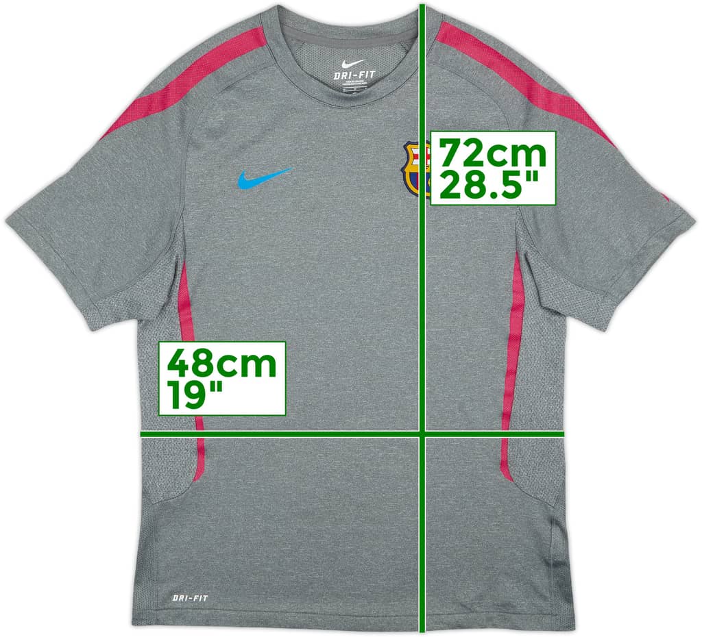 2011-12 Barcelona Nike Training Shirt - 10/10 - (M)