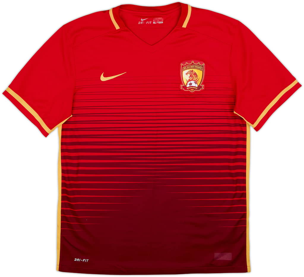 2016-17 Guangzhou Evergrande Home Shirt - 9/10 - (XL)