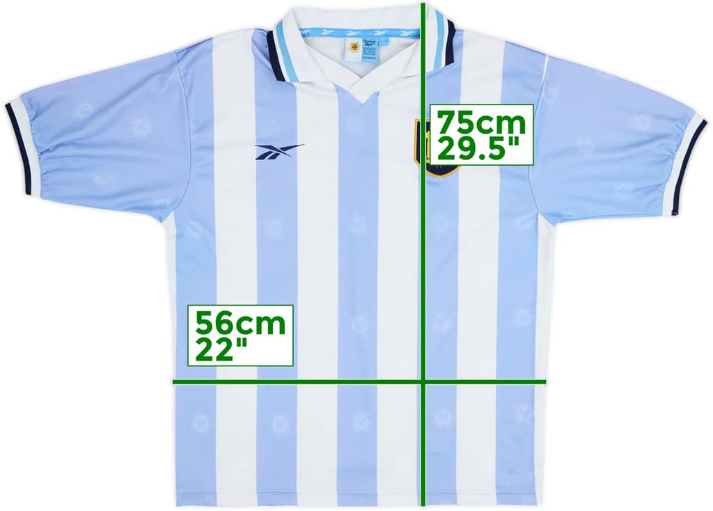 1999-00 Argentina Maillot Domicile - 5/10 - (M)